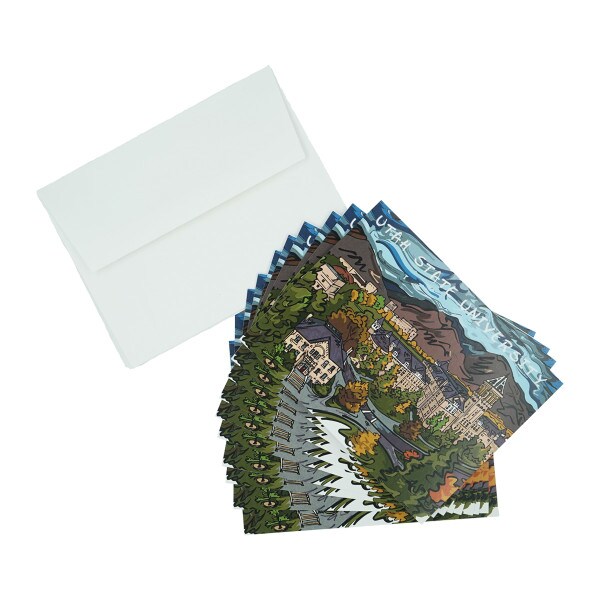 Justin Patten Old Main 10-Pack Note Cards